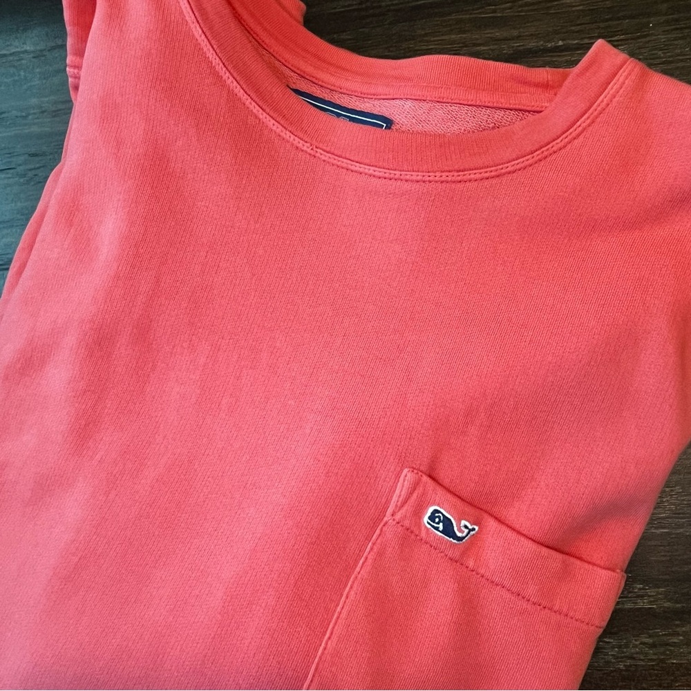 Vineyard Vines Coral Crewneck Sweatshirt